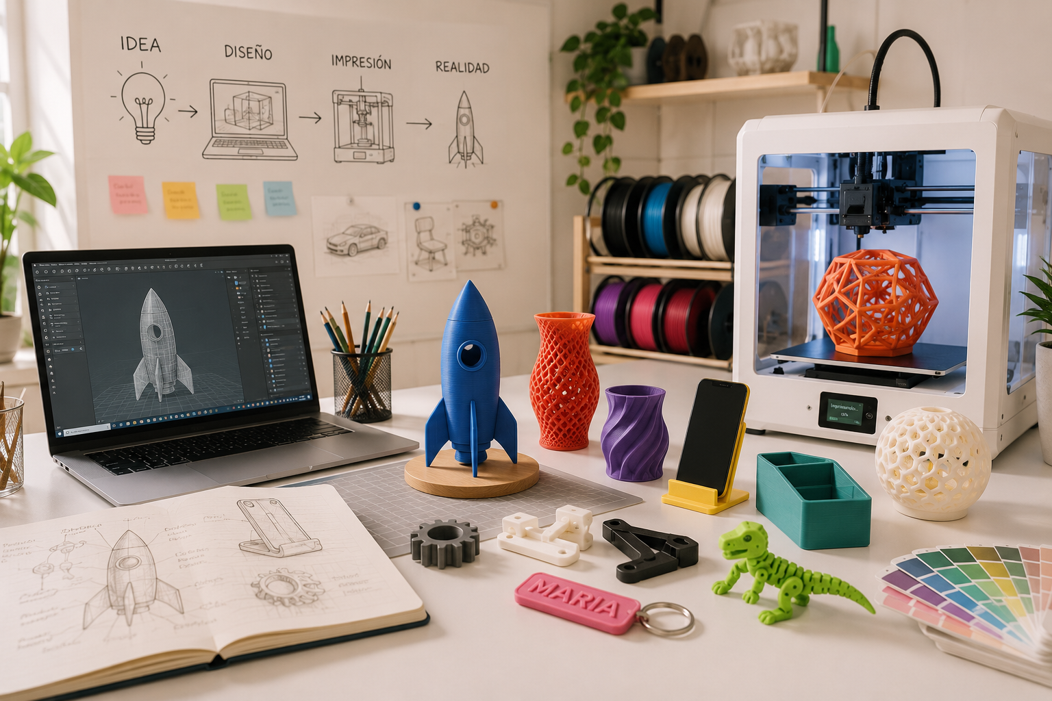 Objetos cotidianos personalizados fabricados en 3D por KAPAKAPA3D